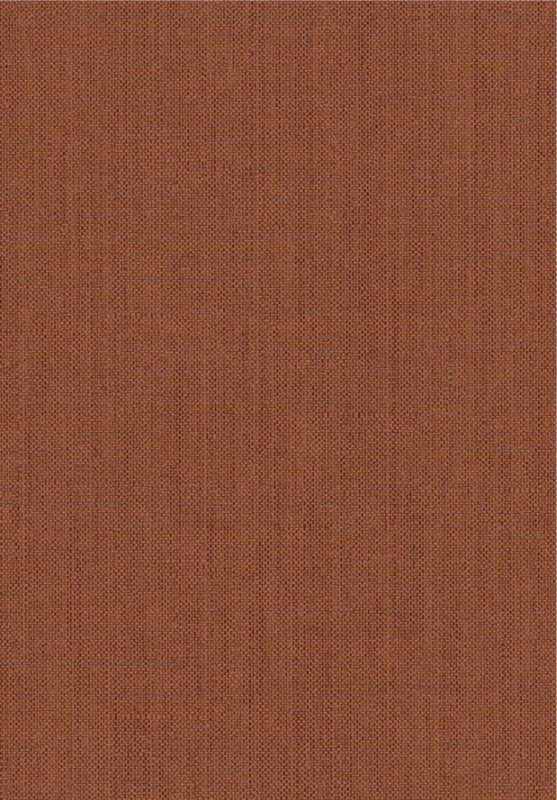 Pomarańczowo ceglasta tapeta o fakturze tkaniny