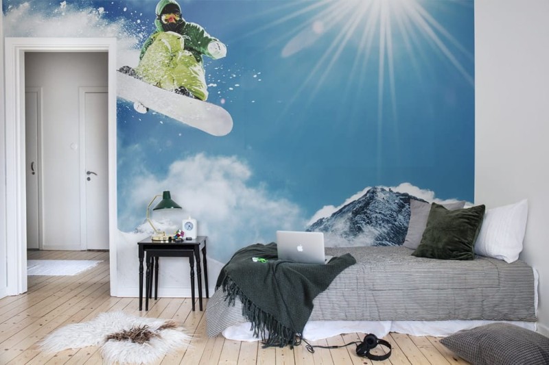 Fototapeta młodzieżowa snowboard