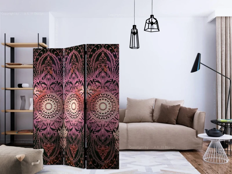 Parawan 3-częściowy - Harmonia detalu [Room Dividers]