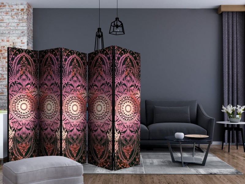 Parawan 5-częściowy - Harmonia detalu II [Room Dividers]