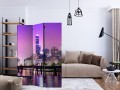 Parawan 3-częściowy - Purpurowe Melbourne [Room Dividers]