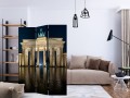Parawan 3-częściowy - Berlin nocą [Room Dividers]