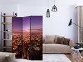 Parawan 3-częściowy - Panorama Chicago [Room Dividers]