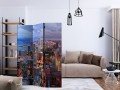 Parawan 3-częściowy - Rozświetlone Chicago [Room Dividers]