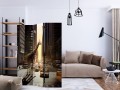 Parawan 3-częściowy - Żyrafa w wielkim mieście [Room Dividers]
