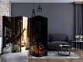 Parawan 5-częściowy - Żyrafa w wielkim mieście II [Room Dividers]