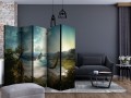 Parawan 5-częściowy - Lot nad jeziorem II [Room Dividers]
