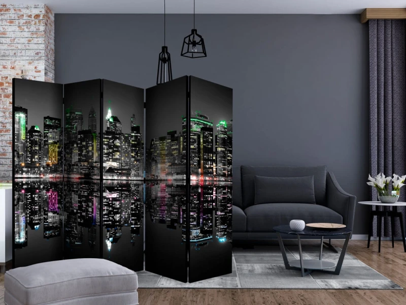 Parawan 5-częściowy - Nowy Jork - moje marzenie II [Room Dividers]