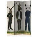 Parawan 3-częściowy - Man or Animal? [Room Dividers]