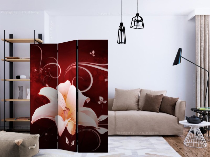 Parawan 3-częściowy - Miłosne przesłanie [Room Dividers]