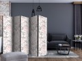 Parawan 5-częściowy - Akwarelowe róże II [Room Dividers]