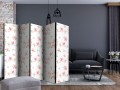 Parawan 5-częściowy - Świeże magnolie II [Room Dividers]