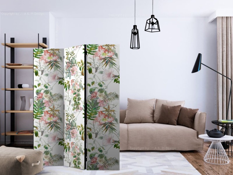 Parawan 3-częściowy - Piękny ogród [Room Dividers]