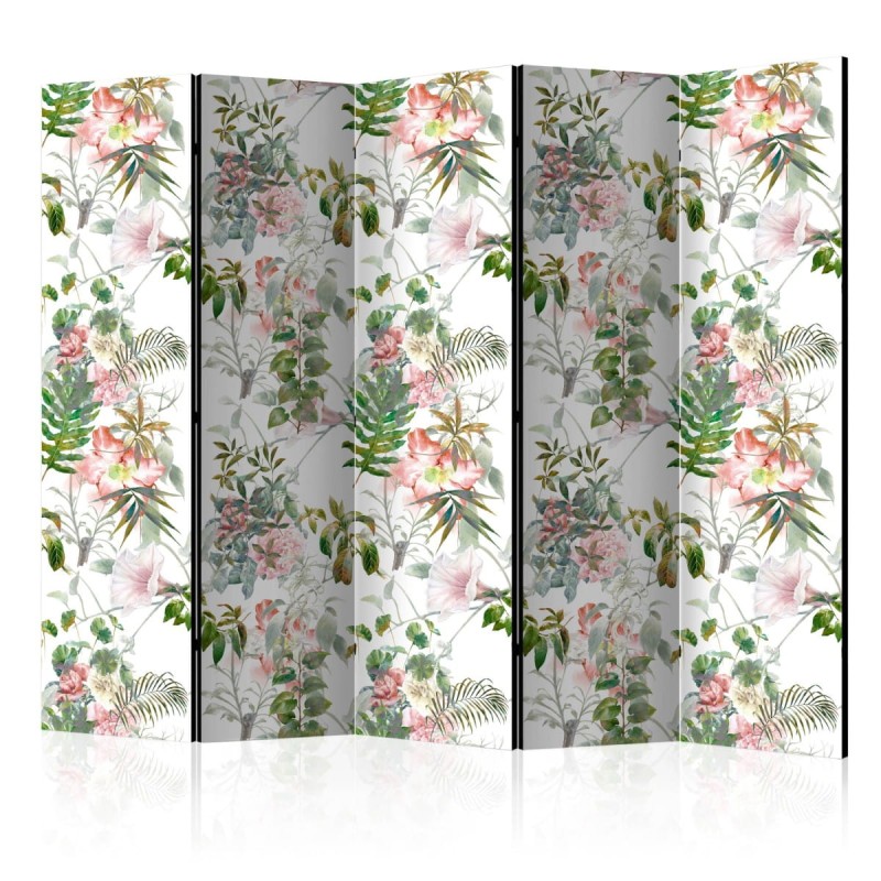 Parawan 5-częściowy - Piękny ogród II [Room Dividers]