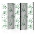 Parawan 5-częściowy - Akwarelowe gałązki II [Room Dividers]