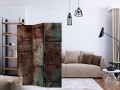 Parawan 3-częściowy - Ciemna blacha [Room Dividers]
