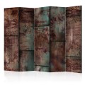 Parawan 5-częściowy - Ciemna blacha II [Room Dividers]