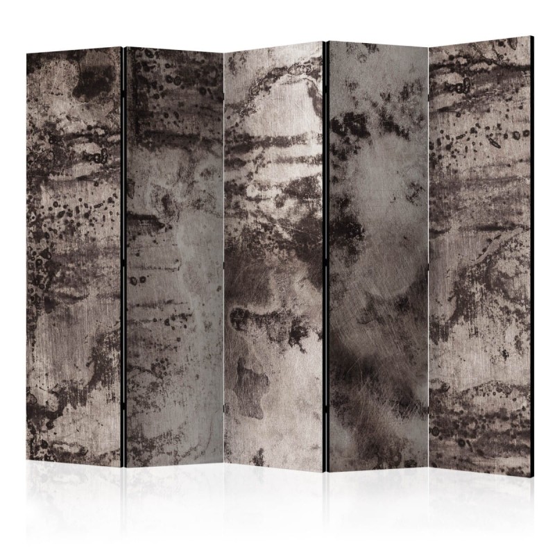 Parawan 5-częściowy - Stary metal II [Room Dividers]