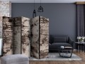 Parawan 5-częściowy - Przypalane drewno II [Room Dividers]