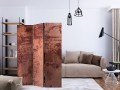 Parawan 3-częściowy - Czerwona blacha [Room Dividers]