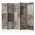 Parawan 5-częściowy - Geometryczne tekstury II [Room Dividers]