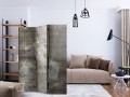 Parawan 3-częściowy - Zimny beton [Room Dividers]