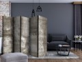 Parawan 5-częściowy - Zimny beton II [Room Dividers]
