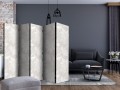 Parawan 5-częściowy - Kwiatowe elementy II [Room Dividers]