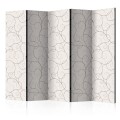 Parawan 5-częściowy - Czarne serpentyny II [Room Dividers]