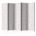 Parawan 5-częściowy - Bezbarwne liście II [Room Dividers]