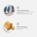 Parawan 5-częściowy - Bezbarwne liście II [Room Dividers]