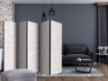 Parawan 5-częściowy - Bezbarwne liście II [Room Dividers]