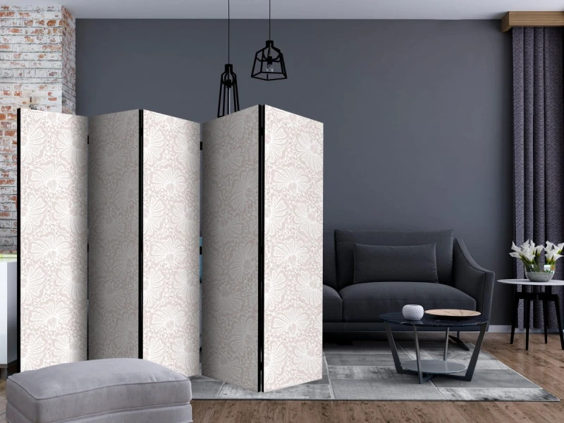 Parawan 5-częściowy - Dziergane ozdoby II [Room Dividers]