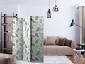 Parawan 3-częściowy - Wzorzyste liście [Room Dividers]