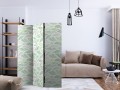 Parawan 3-częściowy - Zielone fale [Room Dividers]