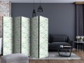 Parawan 5-częściowy - Zielone fale II [Room Dividers]