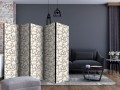 Parawan 5-częściowy - Zaokrąglona geometria II [Room Dividers]