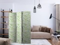 Parawan 3-częściowy - Roślinny witraż [Room Dividers]