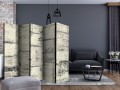 Parawan 5-częściowy - Love the Concrete II [Room Dividers]