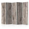 Parawan 5-częściowy - Stylowe drewno II [Room Dividers]