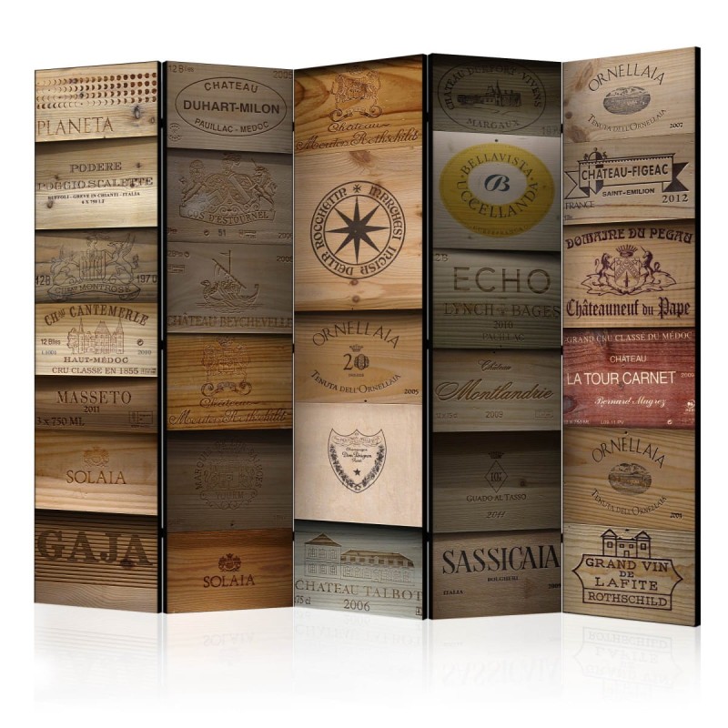 Parawan 5-częściowy - Old Vineyard II [Room Dividers]