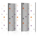 Parawan 5-częściowy - Deszcz trójkątów II [Room Dividers]