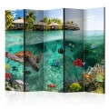 Parawan 5-częściowy - Pod powierzchnią wody II [Room Dividers]