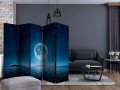 Parawan 5-częściowy - Księżycowa noc II [Room Dividers]