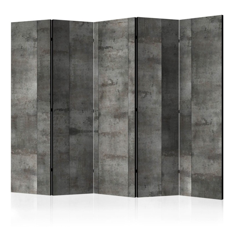 Parawan 5-częściowy - Stalowy wzór II [Room Dividers]