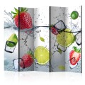 Parawan 5-częściowy - Owocowy koktail II [Room Dividers]