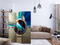 Parawan 3-częściowy - Spacer planet [Room Dividers]
