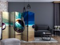 Parawan 5-częściowy - Spacer planet II [Room Dividers]