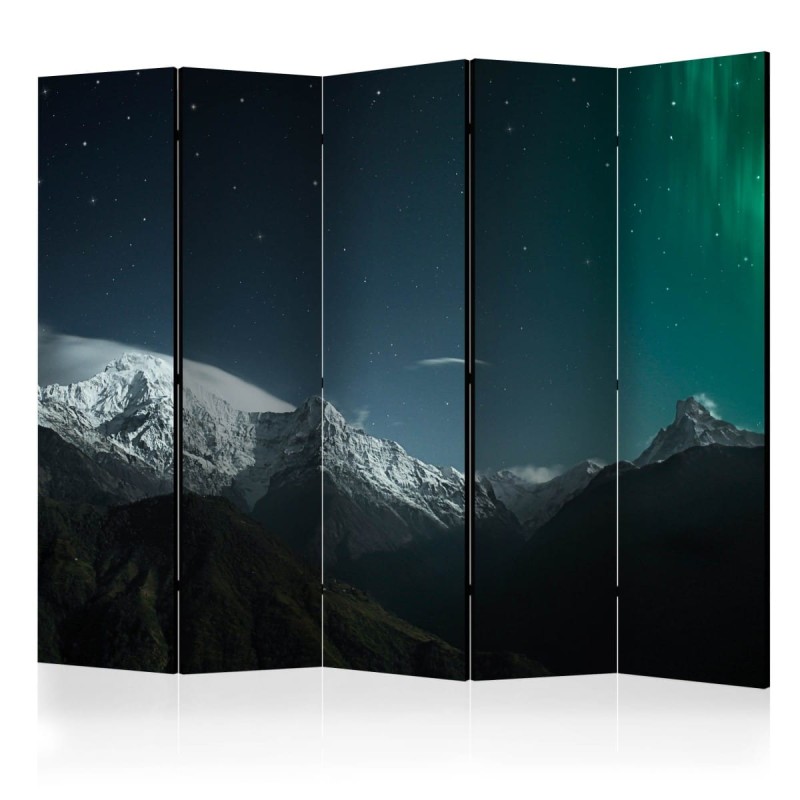 Parawan 5-częściowy - Zorza polarna II [Room Dividers]