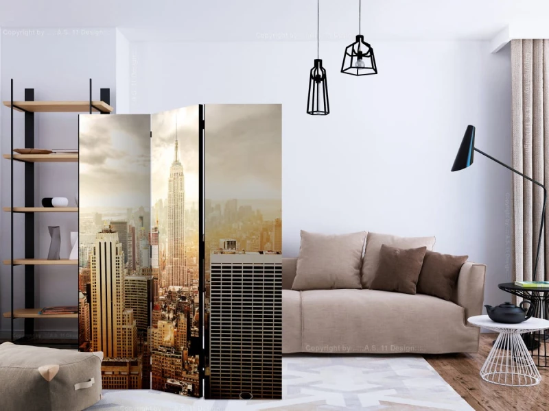 Parawan 3-częściowy - Uczesane wiatrem [Room Dividers]